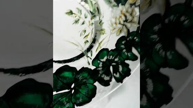 Чайная пара "Лето в чашке. Белый клевер" витражная роспись смотреть онлайн