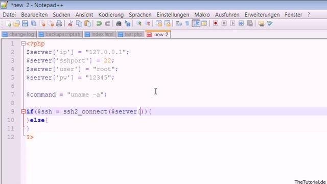 PHP und SSH (Apache2 Webserver) смотреть онлайн