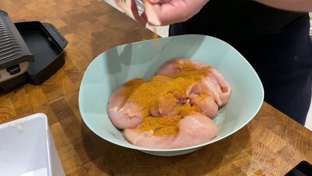 Сходили за покупками/Сочный стейк из куриной грудки на гриле/Электрогриль Tefal смотреть онлайн
