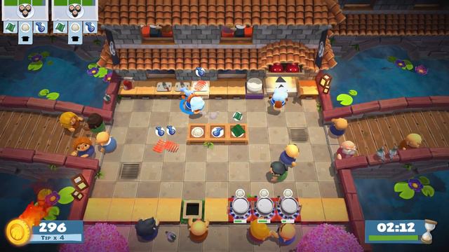 Overcooked 2: Stage 1-2 (4 stars) - Solo смотреть онлайн