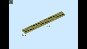 Мини танк КВ-6 из Лего