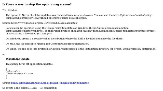 How to stop Firefox's version 64.0 from showing the update nag screen? (3 Solutions!!) смотреть онлайн