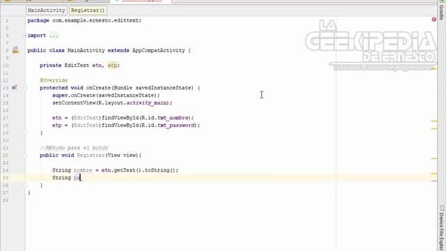 Curso Android desde cero #22 | Control EditText validación de campos en Android Studio смотреть онлайн