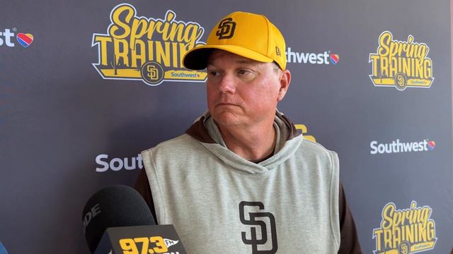 Mike Shildt talks DH spot, Jackson Merrill in outfield, pitching for Cactus League opener, & more смотреть онлайн