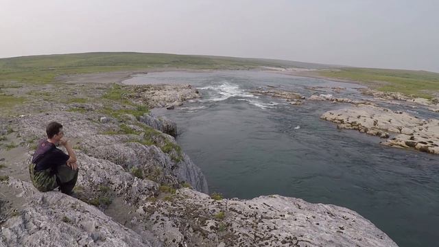 Вход в порог Малый Буредан (№ XVIII). Река Кара. смотреть онлайн
