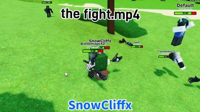 MEETING SNOW IN SLAP ROYALE | Roblox Slap Battles смотреть онлайн