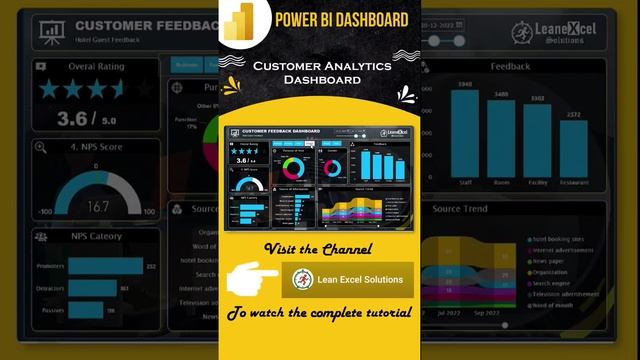 Customer Analytics Dashboard in Power BI смотреть онлайн
