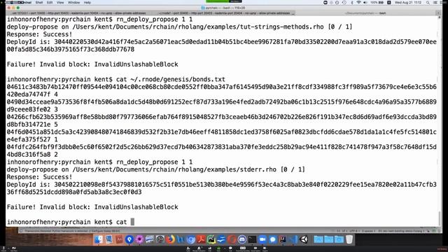 RChain Bonding Demo смотреть онлайн