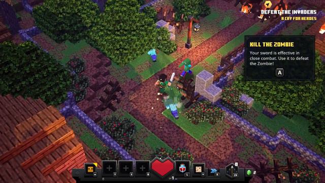 Minecraft Dungeons Switch Gameplay смотреть онлайн