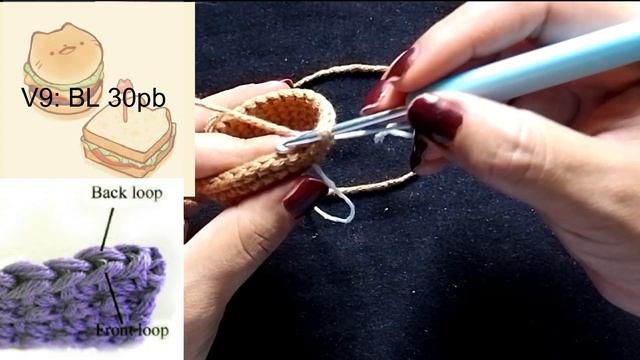 Hamburguesa Kawaii Amigurumi Paso A Paso (1/2)