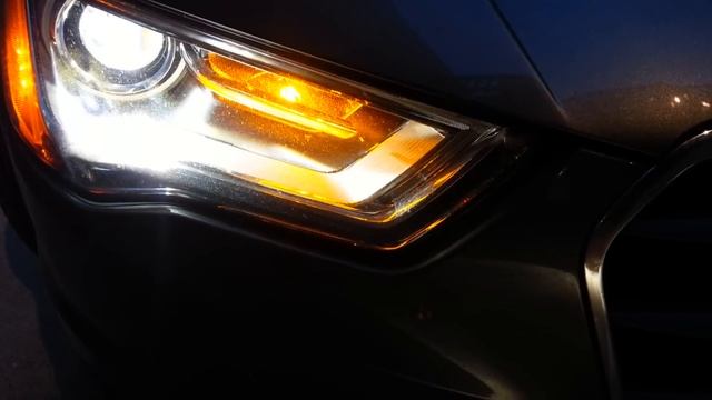 Audi A3 8V front DRL LED out of phase signal blinker смотреть онлайн