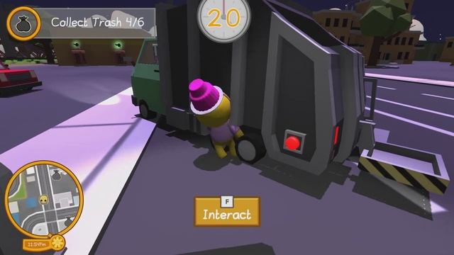 The Mayor of the city call me to help out by being a Garbage Truck driver, Wobbly Life Game смотреть онлайн