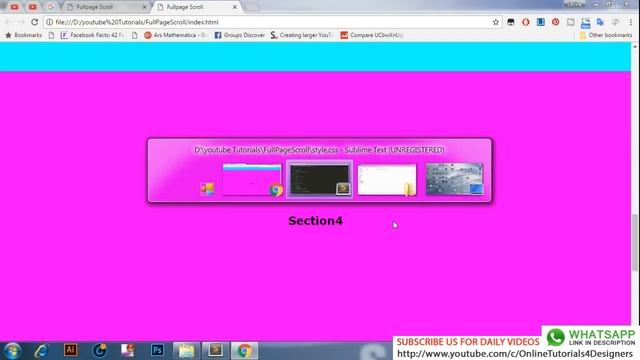 Fullpage Scroll Plugin With jQuery - Simple jQuery Plugin For Fullscreen One Page Scrolling Website смотреть онлайн