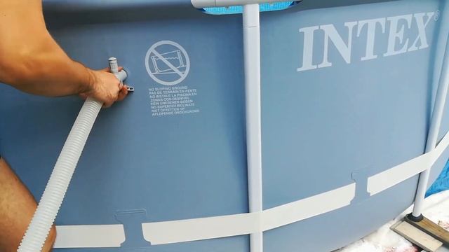 Дача открыли купальный сезон!☀?Купаемся в бассейне intex? смотреть онлайн