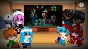 FNF React To Mario's Madness Part 2 |Special 2k Subscribers|