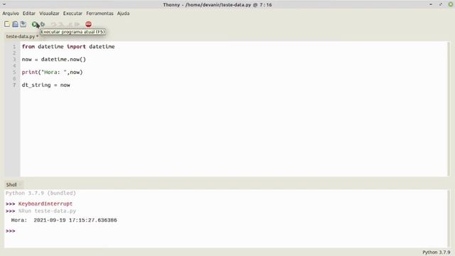 Python - Biblioteca DateTime смотреть онлайн