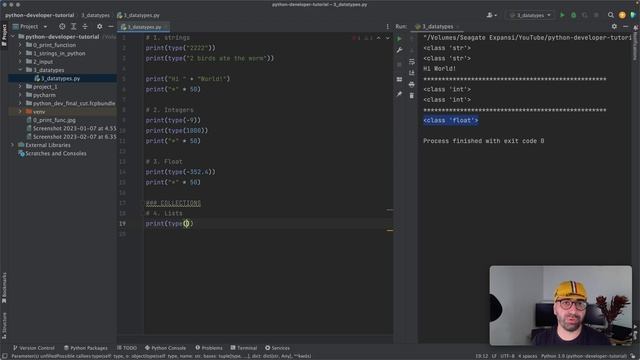 4. Data Types in Python: [Python Developer Course] смотреть онлайн
