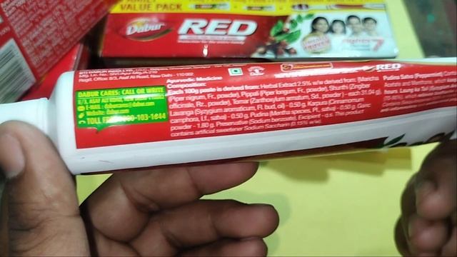 Dabur Red Paste For Teeth and Gums Wholesale Price।। Unboxing Family Value Pack।।Sabse sasta Paste. смотреть онлайн