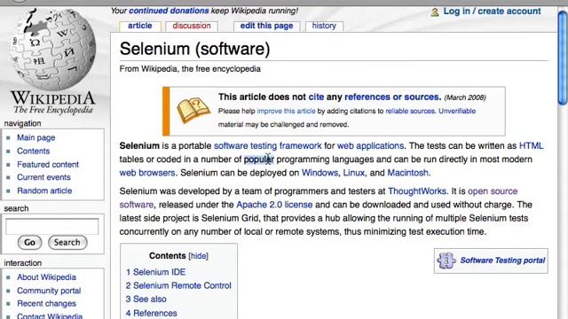 Тестирование web-приложений с помощью Selenium смотреть онлайн