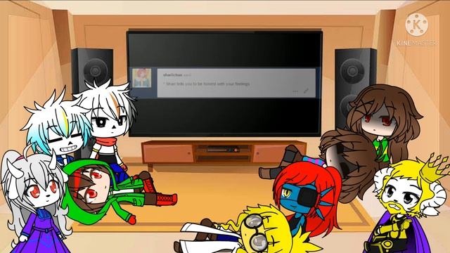 Undertale reacts to Ask Drunk Chara Part 1 смотреть онлайн