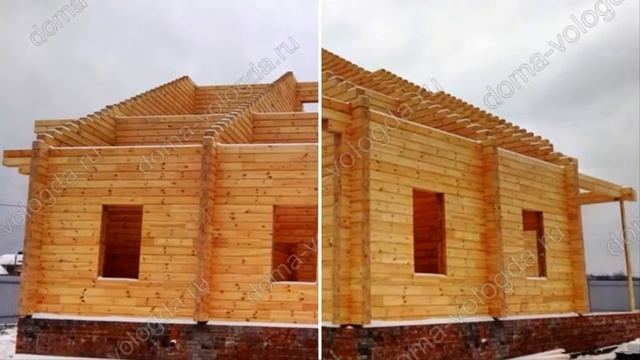 Дом из бруса, г. Киржач Владимирская область смотреть онлайн