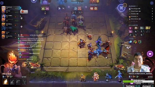 KNIGHT OF LATE GAME! All ★★★ Knights Knockout Build! | Dota Underlords смотреть онлайн