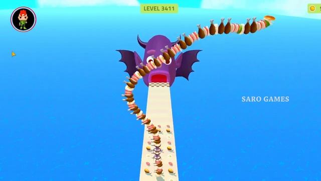 Sandwich Runner Game All Levels Walkthrough Gameplay iOS,Android New Update Max Level 3400 USGSBF смотреть онлайн