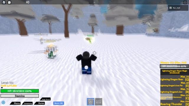 [Shenron Exclusive] Lightning Dragon Slayer Showcase! | Project X | ROBLOX смотреть онлайн
