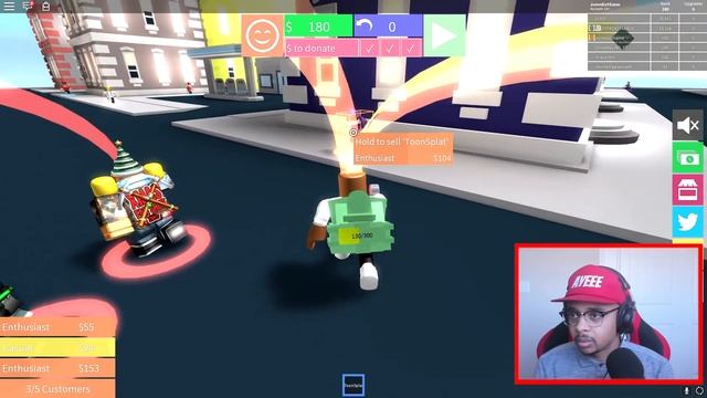 STEALING MONEY IN ROBLOX (Roblox Cash Grab Simulator) смотреть онлайн