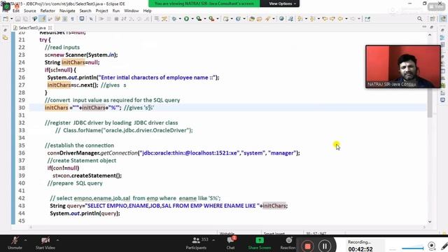 30 NTAJ415 JDBC App with Java Coding standards and Eclipse IDE May смотреть онлайн