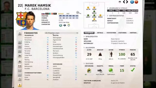 FIFA MANAGER 11 Bester FC Barcelona Kader смотреть онлайн