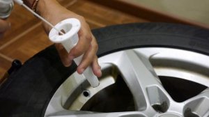 Замена вентиля колеса без разбора