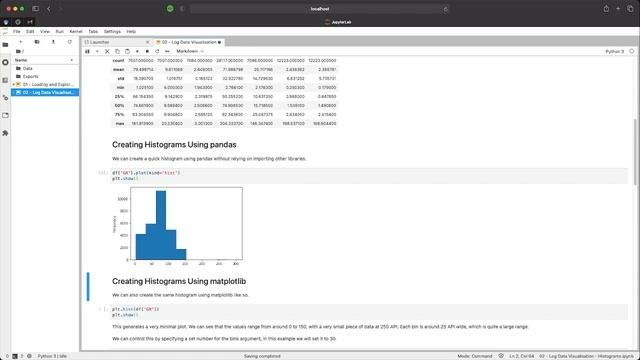 Matplotlib Histogram | Beginners Tutorial on Visualising Well Log & Petrophysics Data Using Python смотреть онлайн