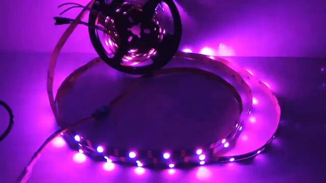 SK6812 RGB 30L-30LED strip black board. смотреть онлайн
