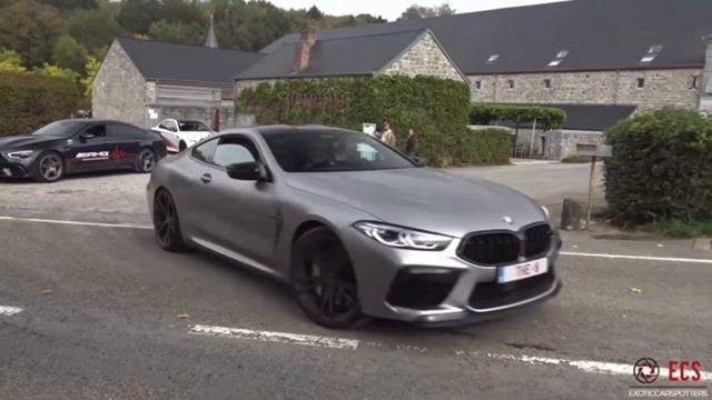BMW M8 Competition 2022 Exhaust & Engine Sound STRAIT PIPE & STOCK