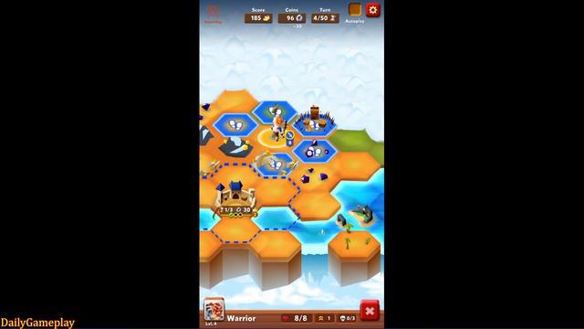 Hexapolis: Turn Based Strategy - Gameplay Part 2 смотреть онлайн