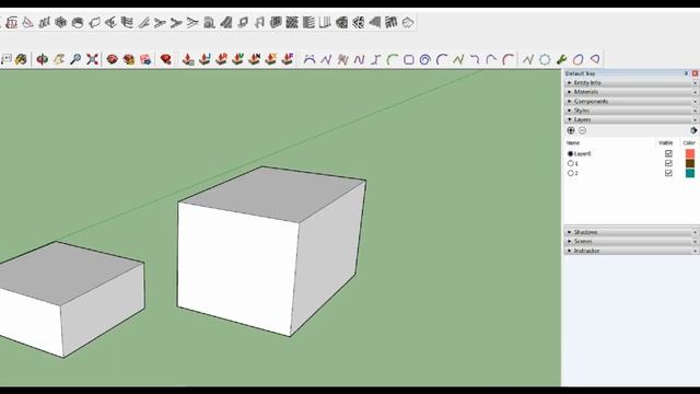 SketchUp tutorial | Layer feature in SketchUp pro 2018 #1 смотреть онлайн