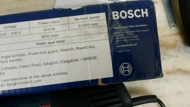 Bosch Angle Grinder - GWS 600 Professional смотреть онлайн