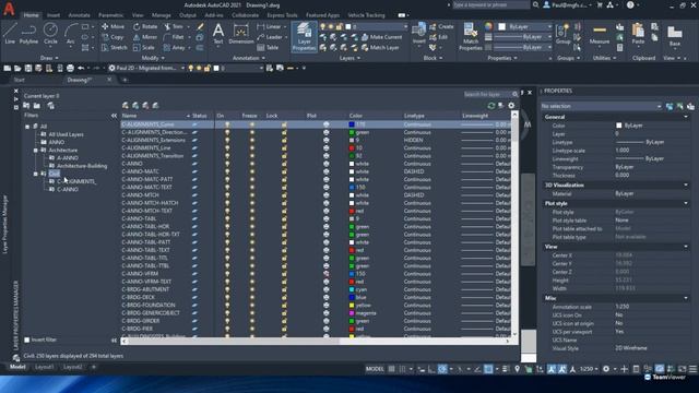 Managing CAD Layers in AutoCAD 2021 смотреть онлайн