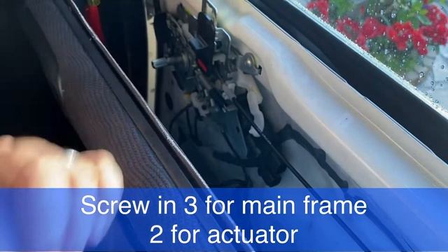 【Car DIY】Honda Elycion Slide Door Actuator Replace