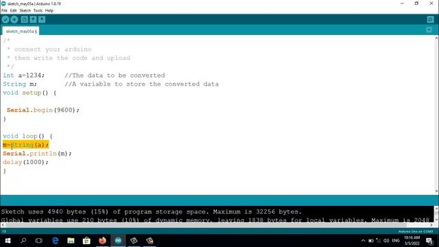 Arduino ide programming||convert from int and double to string смотреть онлайн