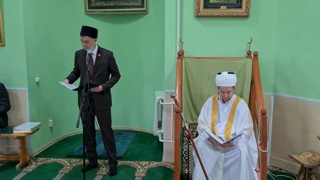 Праздничная проповедь по случаю праздника ИД АЛЬ-ФИТР - УРАЗА-БАЙРАМ [13.05.2021] смотреть онлайн