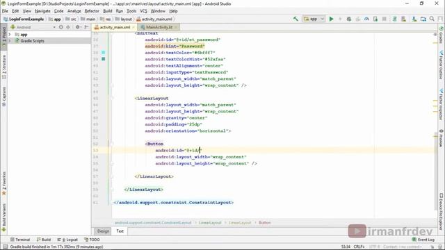Kotlin Android Login Form Example смотреть онлайн