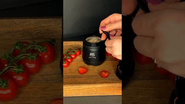 Термос для еды Vitax Exceptional 350мл ▫️Складная ручка и ложка в комплекте,▫️Объём: 350 и 500мл