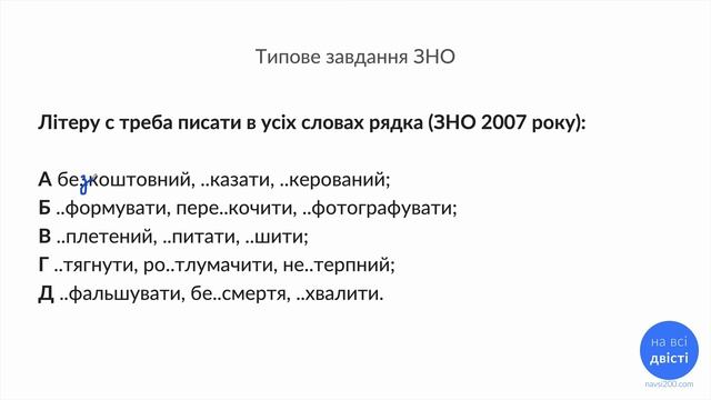 Найлегше завдання на ЗН?: префікси! [Типове завдання ЗНО] смотреть онлайн