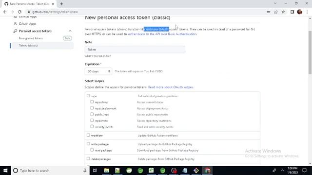 [2023] Generate Personal Access Token on Github | How to generate Github token смотреть онлайн