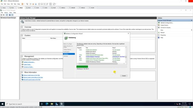 Configuring a file server failover cluster running Windows Server 2022 смотреть онлайн