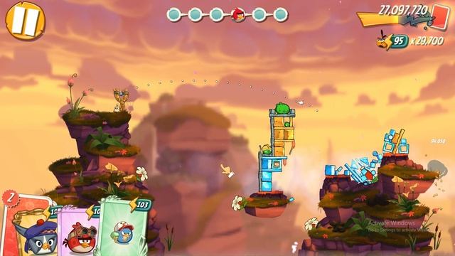 Angry birds 2. Levels 2517 - 2519 смотреть онлайн