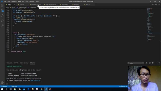 Post App(ReactJs Redux) смотреть онлайн