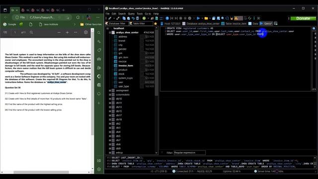 Create SQL View Query to suit the given requirements.. смотреть онлайн